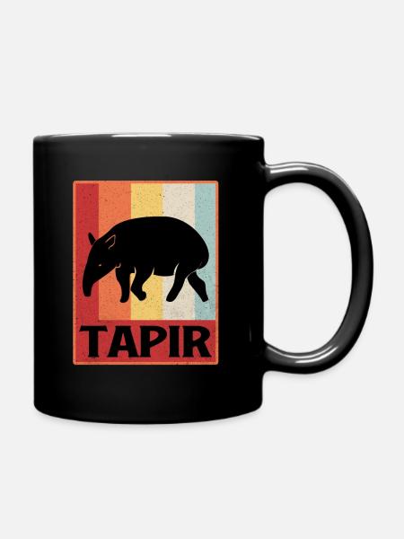 Tapir - Full Colour Mug - black