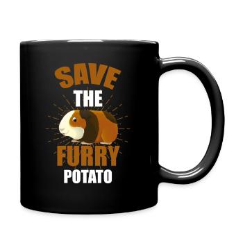 Cadeau de rongeur pour animal de compagnie - Mug uni - noir - Droite