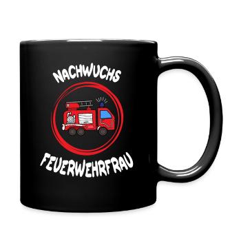 junior firefighter gift firefighter - Full Colour Mug - black - Right