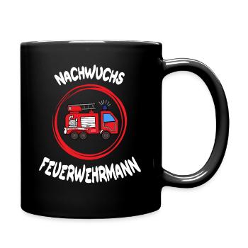junior firefighter gift firefighter - Full Colour Mug - black - Right