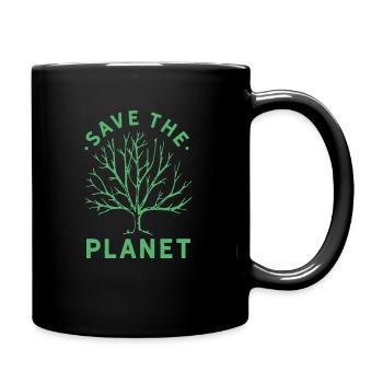 Climat L’environnement sauver le réchauffement climatique Changement climatique - Mug uni - noir - Droite