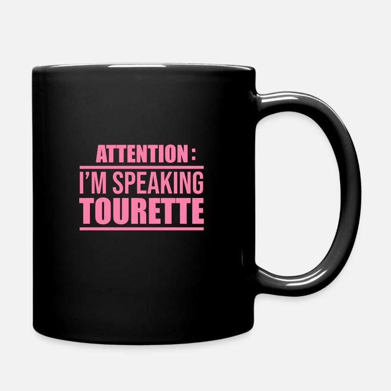 Tourette - Tasse einfarbig - Schwarz