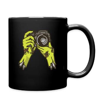 Zombie Photographer - Full Colour Mug - black - Right