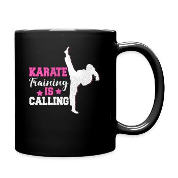 Karaté Girl Combat Sport Femmes Cadeau - Mug uni - noir - Droite
