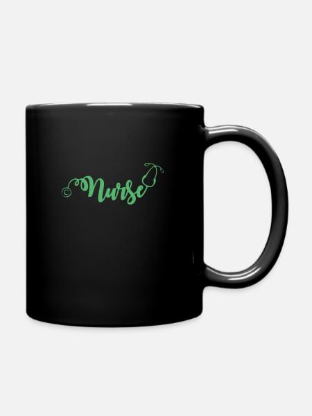 Krankenschwester Krankenschwester - Tasse einfarbig - Schwarz