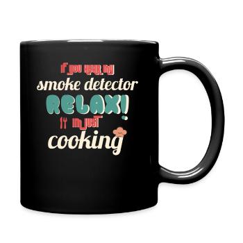 Cuisinier amateur Cuisine Mauvais cuisinier Drôle de sort - Mug uni - noir - Droite