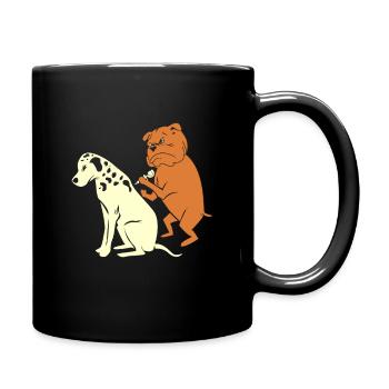 Dalmatiner Hund Trainer Hundefreund Hundeliebhaber - Tasse einfarbig - Schwarz - Rechts