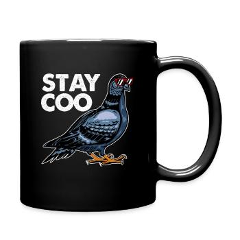 Dove - Full Colour Mug - black - Right