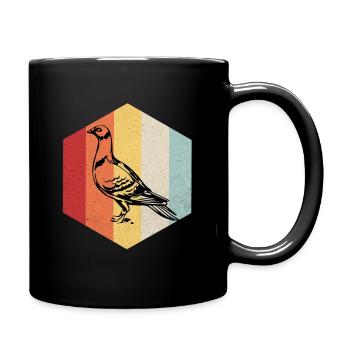 Dove - Full Colour Mug - black - Right