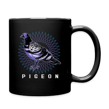 Dove - Full Colour Mug - black - Right