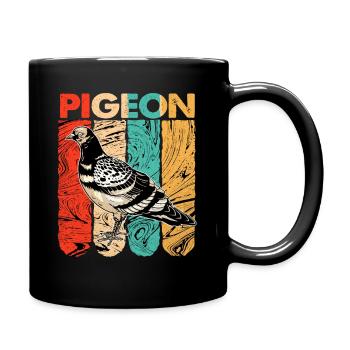 Dove - Full Colour Mug - black - Right
