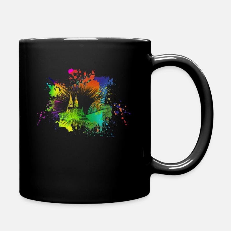 Cologne Cathedral Cologne - Full Colour Mug - black
