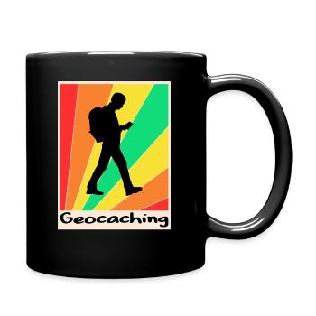 Geocaching poster Geocaching - Tasse einfarbig - Schwarz - Rechts