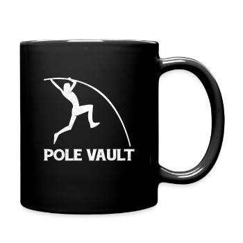 Pole vault - Full Colour Mug - black - Right