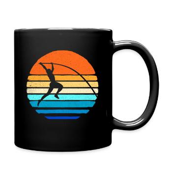 Pole vault - Full Colour Mug - black - Right