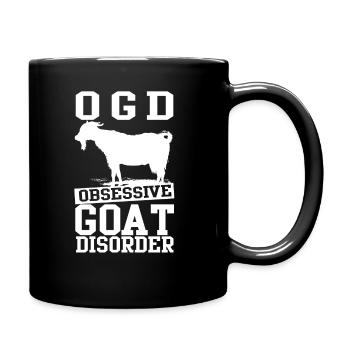Goat farm farm farmer gift - Full Colour Mug - black - Right