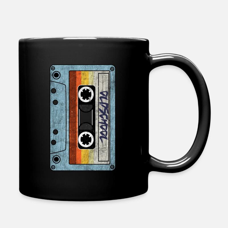 Années 80 Vintage Retro Mixtape Cassette 80s - Mug uni - noir