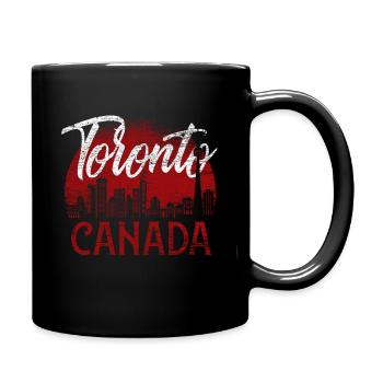 Toronto Canada - Full Colour Mug - black - Right