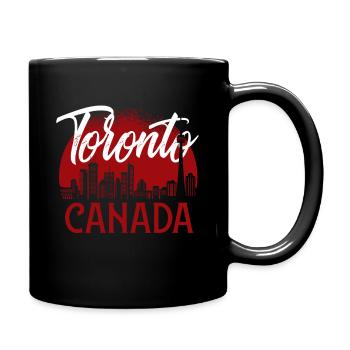 Canada Toronto - Full Colour Mug - black - Right