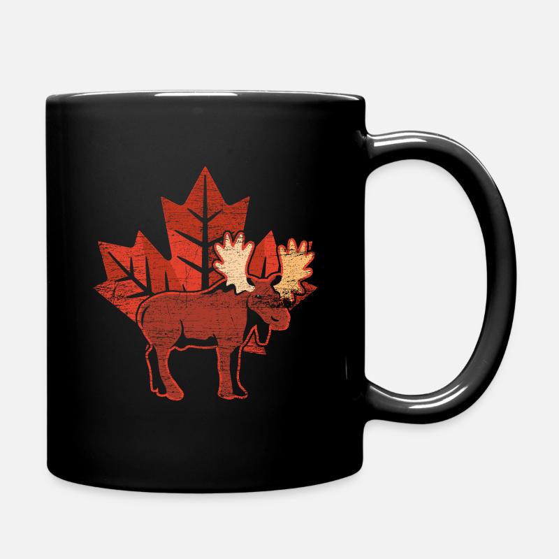 Kanada - Tasse einfarbig - Schwarz
