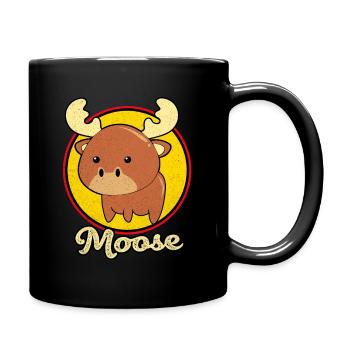 Elk - Full Colour Mug - black - Right