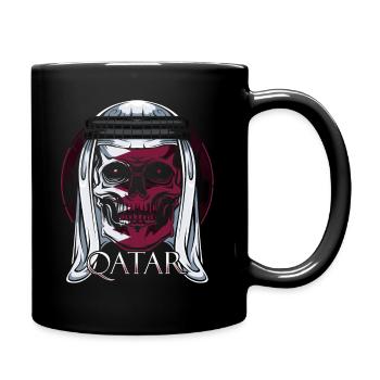 Qatar - Full Colour Mug - black - Right