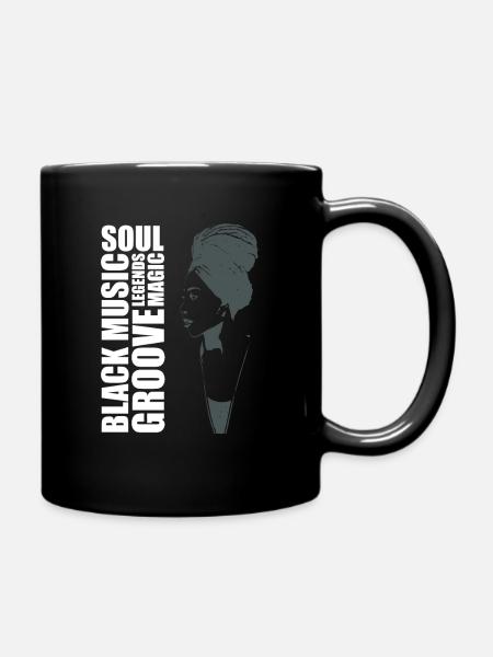 Soul Music T-Shirt Design - Mug uni - noir