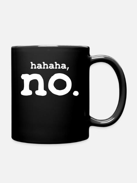 Pas d’humour - Mug uni - noir