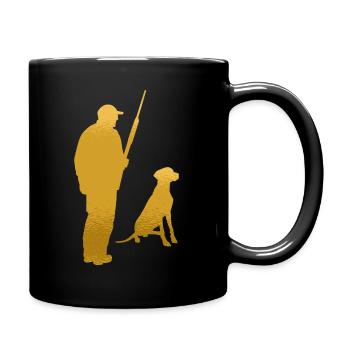 Hound hunter - Full Colour Mug - black - Right