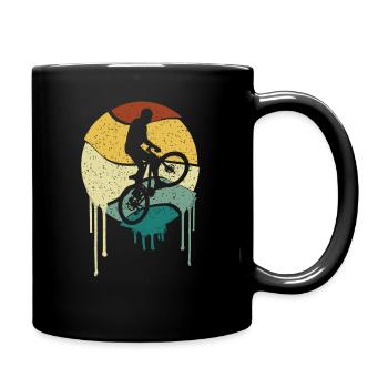 Biker maillot de vélo E VTT VTT VTT T-shirt - Mug uni - noir - Droite