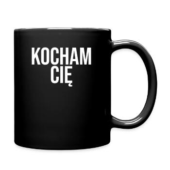 Kocham Cie | Ich Liebe Dich, Polen, Polska - Tasse einfarbig - Schwarz - Rechts