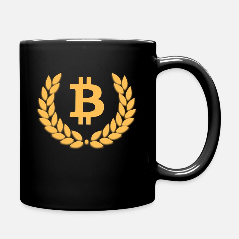 Bitcoin - Tasse einfarbig - Schwarz