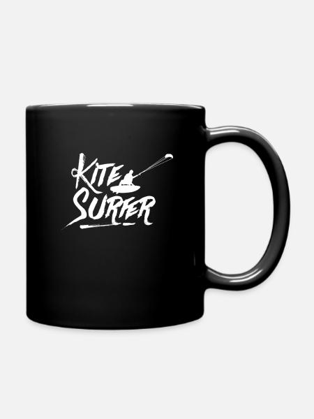 Kitesurfer - Tasse einfarbig - Schwarz