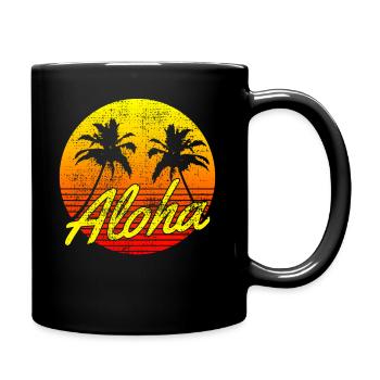 Aloha - Full Colour Mug - black - Right