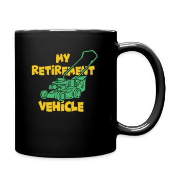 Ma retraite jardin jardin tondeuse jardin jardin - Mug uni - noir - Droite