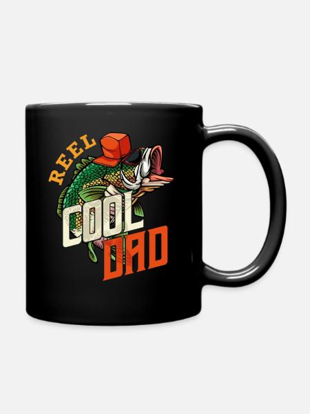 Angler - Tasse einfarbig - Schwarz