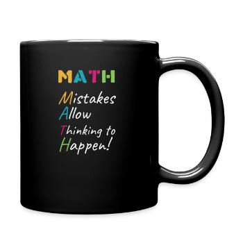 Math Math School Student Student Gift - Full Colour Mug - black - Right