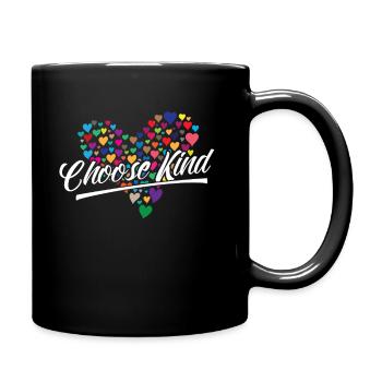 Choose Kind - Kindness - Anti - Bullying - Full Colour Mug - black - Right