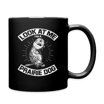 Prairie dog - Full Colour Mug - black - Right