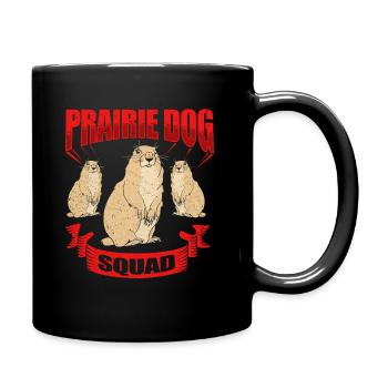 Prairie dog - Full Colour Mug - black - Right
