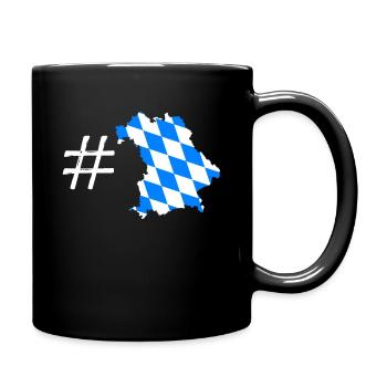 Bavaria - Full Colour Mug - black - Right