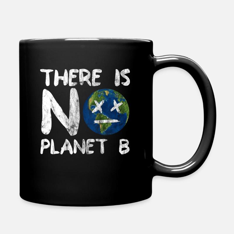 Il n'y a pas de planète B | Cadeau nature environnement - Mug uni - noir