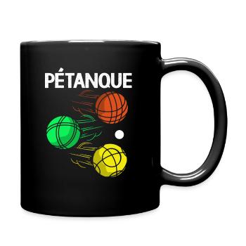 Pétanque Bocce Raffa Boule Sport Ball Petanque - Mug uni - noir - Droite