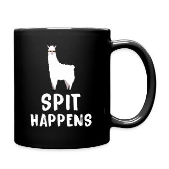 Alpaka - Tasse einfarbig - Schwarz - Rechts