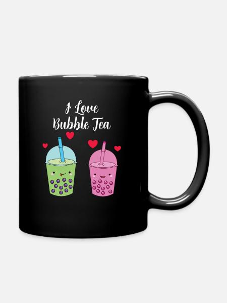 Bubble Tea - Tasse einfarbig - Schwarz