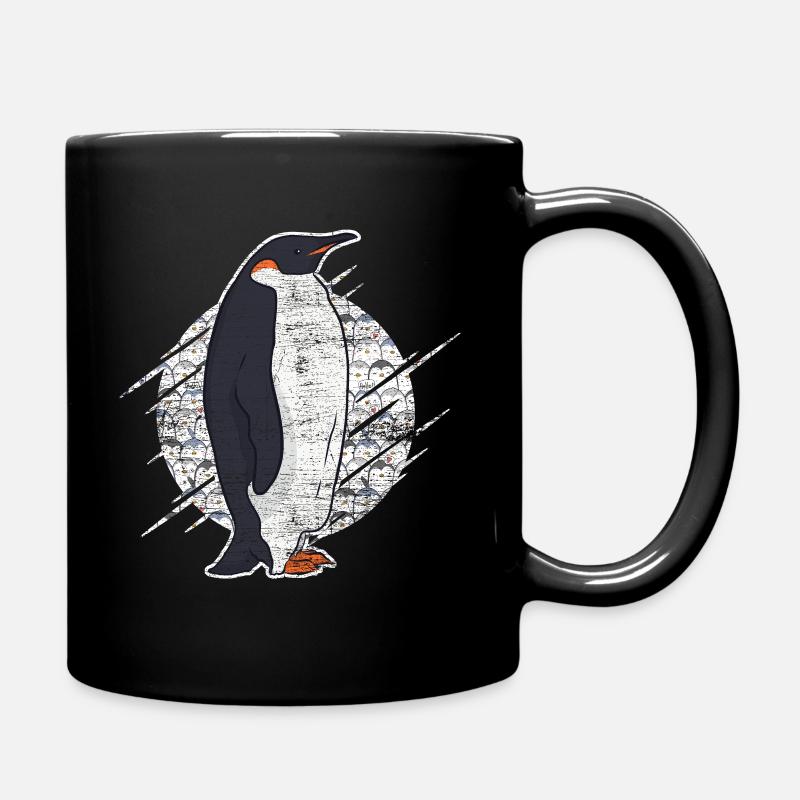 Pinguin Kaiserpinguin - Tasse einfarbig - Schwarz