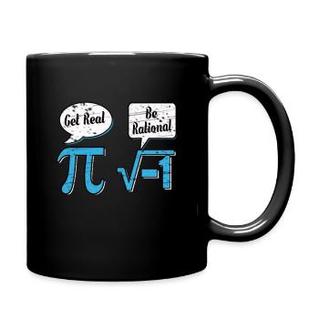 Mathematik Mathe Mathematiker Experiment geschenk - Tasse einfarbig - Schwarz - Rechts