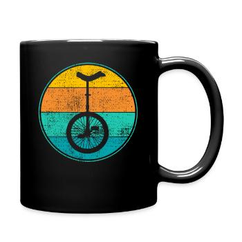 monocycle - Mug uni - noir - Droite