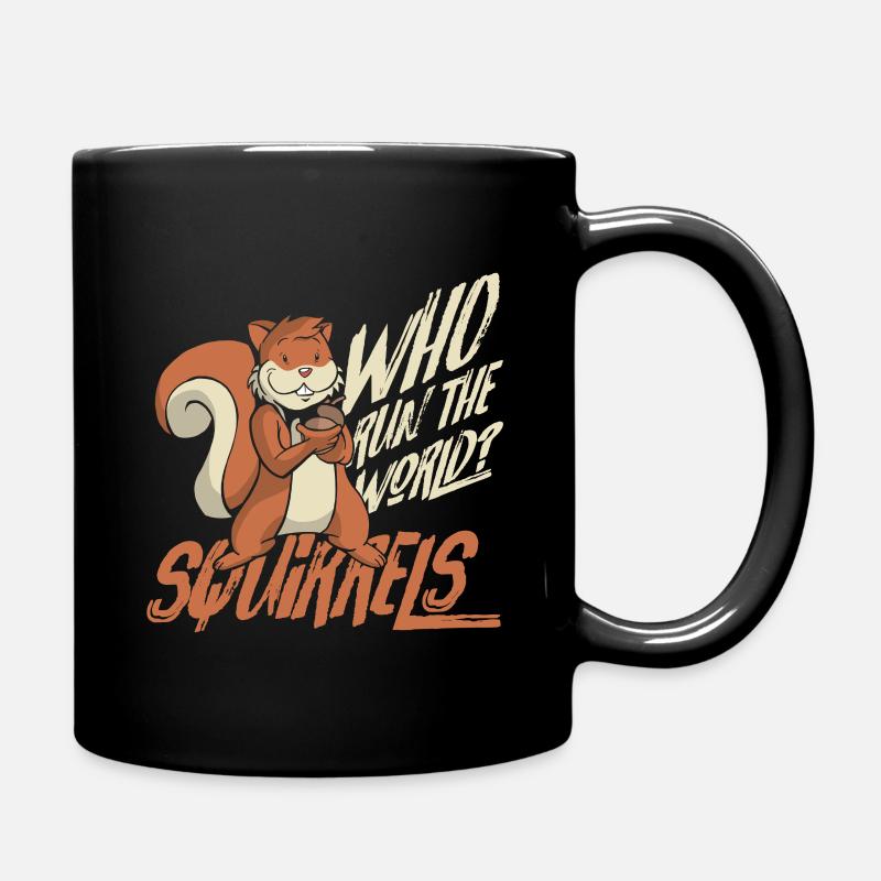 Animaux écureuil - Mug uni - noir
