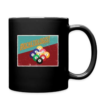 Snooker - Tasse einfarbig - Schwarz - Rechts